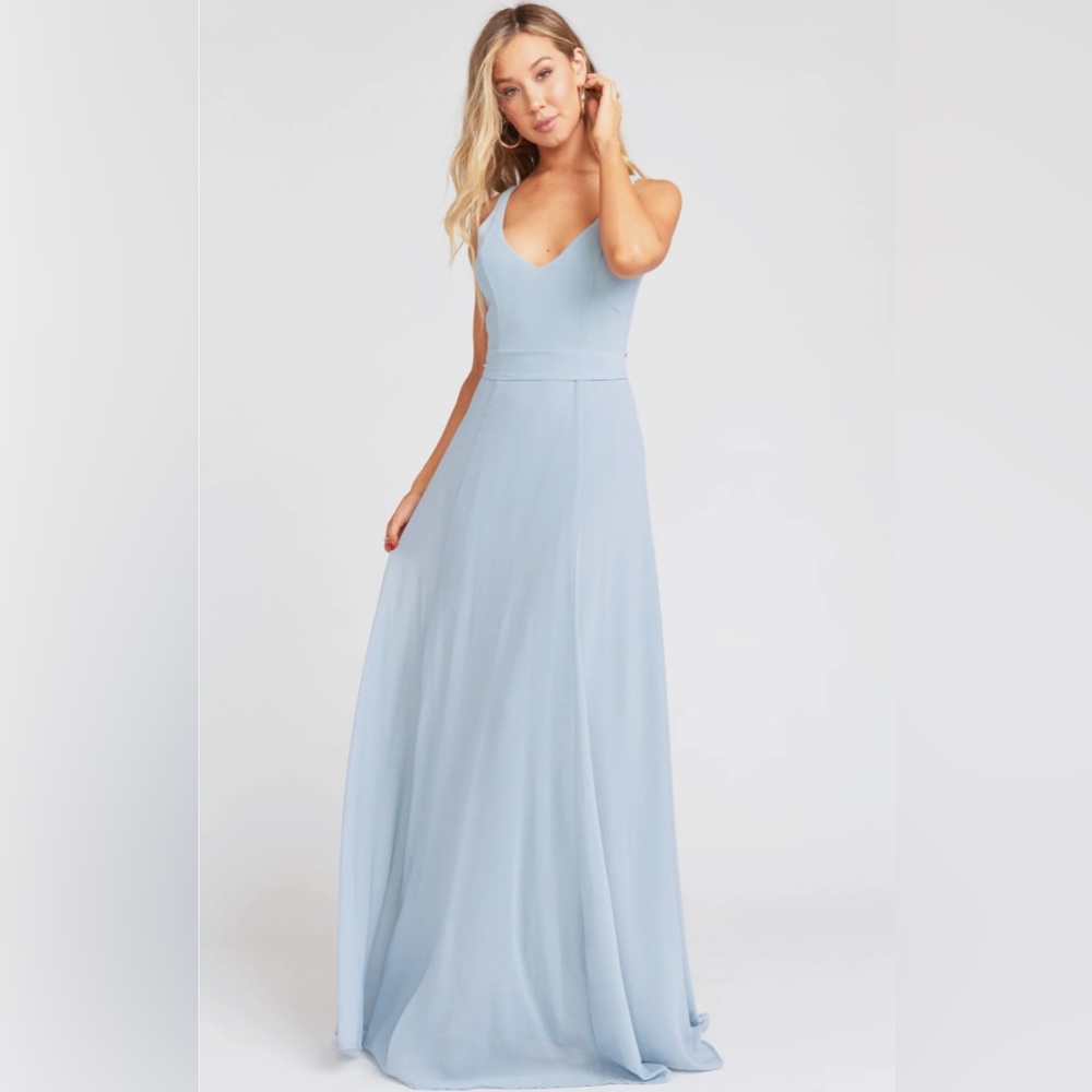 Show Me Your MuMu A - Line Chiffon Maxi Dress Gown
